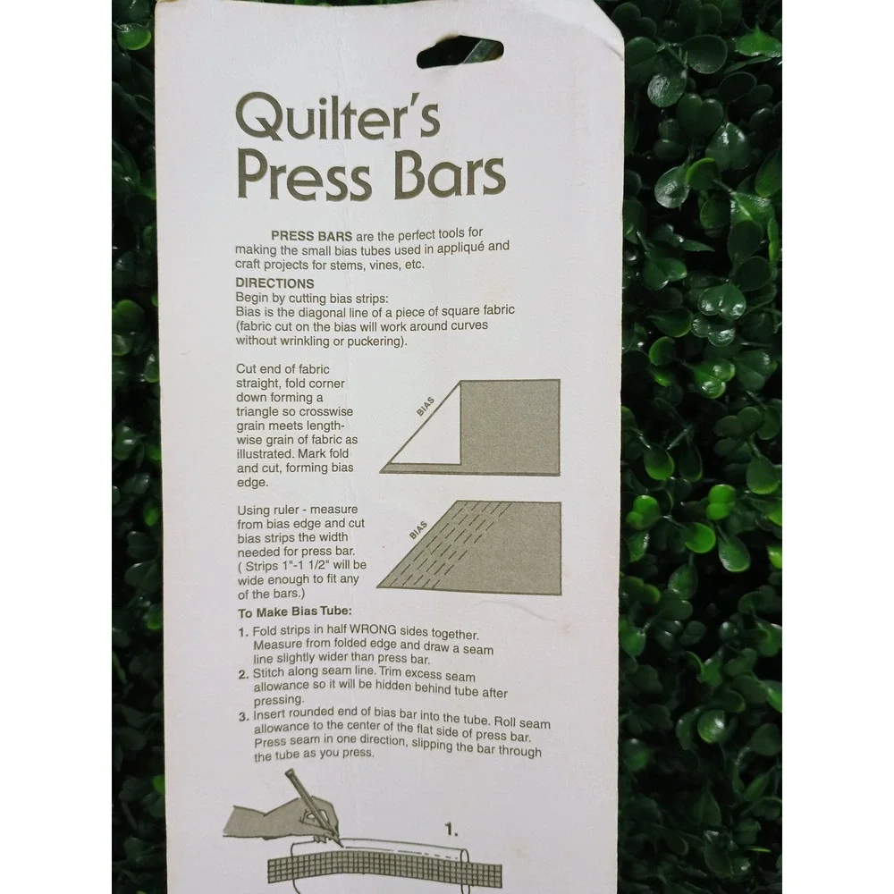 Collins‎ Quilters Press Bars Set of 5 Yellow Nylon High Heat Resistant C165